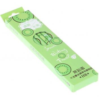 12pcs Cute Fruits HB Pencils with Erasers for School Supplies