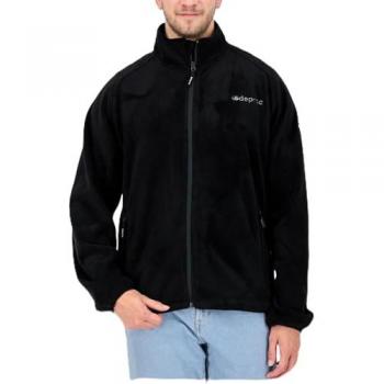 DEPROC ACTIVE Herren Fleecejacke WAWA BAY, schwarz, Gr. XL (54)