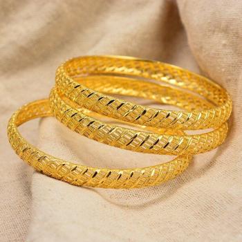 Wando Ethiopian Gold Bangles for Women