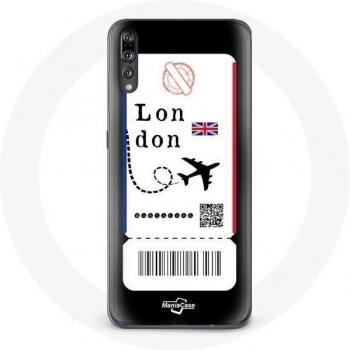 Coque Samsung Galaxy P20 Pro Thème Billet d'Avion