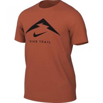 Camiseta de Trail Running Dri-FIT para Hombre Nike Naranja (L)