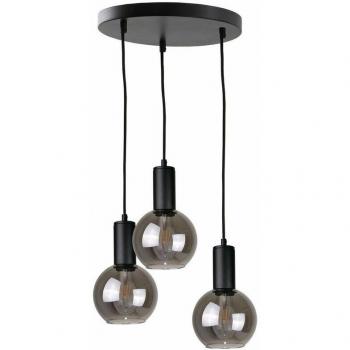 Supra Cluster Lampada a Sospensione Nera, 30 cm