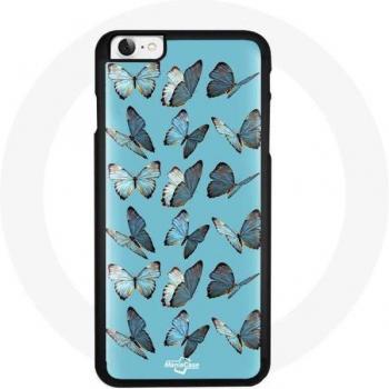 Coque iPhone 7 Motif Papillons Bleu