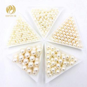 Perles blanches sans trous 4mm 5mm 6mm 8mm 10mm pour colliers et bracelets