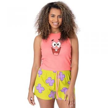 Vanilla Underground Damen-Pyjama-Sets in Pink – SpongeBob & Patrick Edition