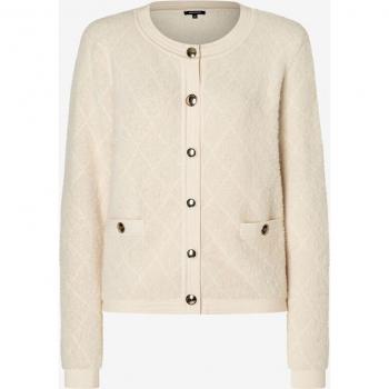 More & More Damen Strickjacke Rundhals, Größe 44