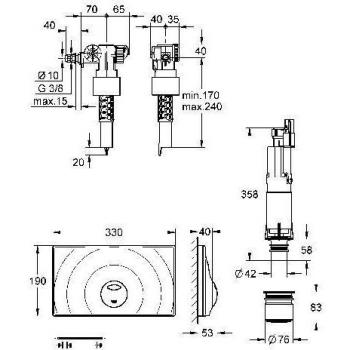 Grohe 38815000 Spülkasten Zubehör