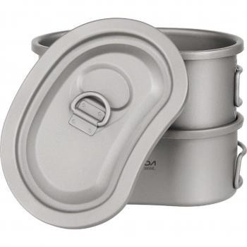Lixada Outdoor Titanium Cookware Set