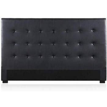 Tête de lit capitonnée INTENSE DECO 180cm Noir