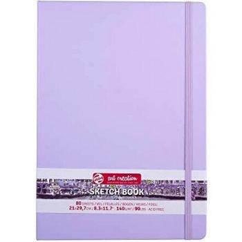 Bloc de Dibujo Talens 21x30 cm 140 g 80 Hojas Violeta Pastel