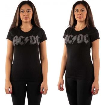 T-shirt con logo AC/DC per donna