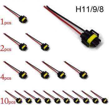 Kit de adaptadores H11 H9 H8 para luces de niebla