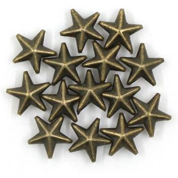 Rivets étoile métal 10MM 5 griffes pointes Punk