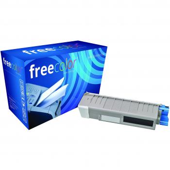 Freecolor Toner kompatibel mit Oki C 610 schwarz
