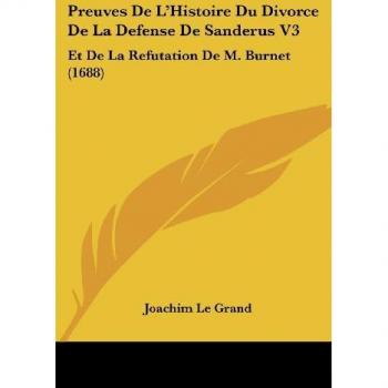 Preuves de l'Histoire du Divorce