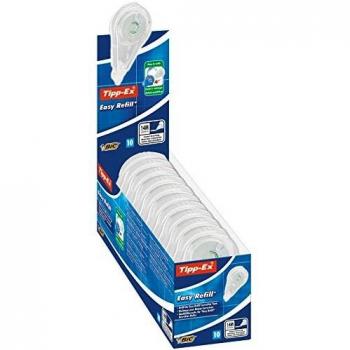 Tipp-Ex (5mm x 14m) Refill for Easy-refill Correction Tape Roller Pack of 10 TX17013