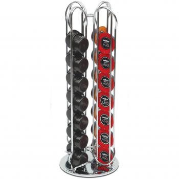 Macom Foodsaver Totem a Modo Mio Capienza 28 capsule silver