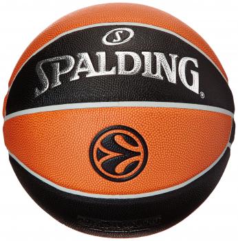 Spalding Basketball Euroleague TF1000 Legacy 74‑538Z in Orange/Schwarz