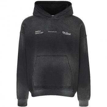 Herren Kapuzensweater Oversized Fit Schwarz M