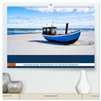 Premium Wandkalender 2025 Usedom – Hochglanz Kunstdruck DIN A2 quer