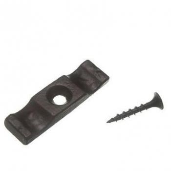 Shed Latch Turn Button Granny Catch 50mm Steel Black