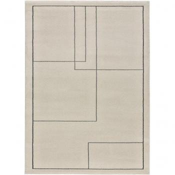 Tapis Atticgo Ligne et Carré Minimaliste 140×200 cm