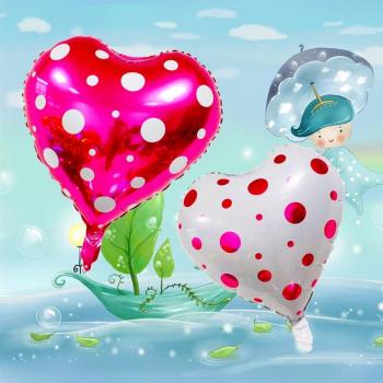 Globo Romántico 18” con Forma de Corazón – Ideal para Bodas