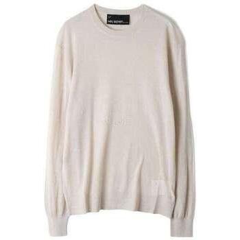 Neil Barrett Men's Beige Round Neck Wool Jumper – Size L