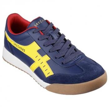 Zinger Manzanilla Navy e Giallo Skechers Scarpe Uomo 42,5