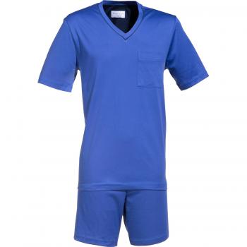 Novila Herren-Shorty Interlock Blau Größe 60 – leichtes Sommerträger