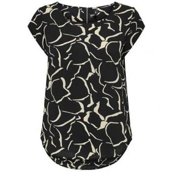 Blusa corta ONLY con fantasia