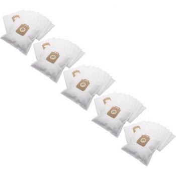 VHBW 50x Sacchetto Aspirapolvere Compatibile AEG QS Elegance, Microfibra, Bianco