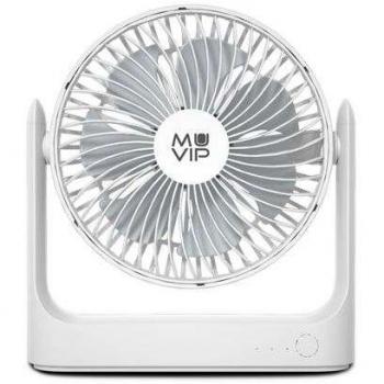 Ventilador Muvip de escritorio con USB‑C, 18 cm, 15 h uso continuo