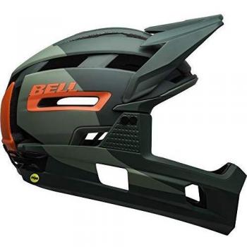 Casco da bicicletta Bell Super Air R MIPS, taglia S (52-56cm), colore opaco/verde lucido/infrarossi