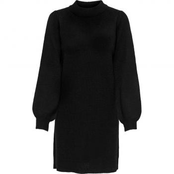 Robe pull col montant noire à manches longues femme JDY Rue