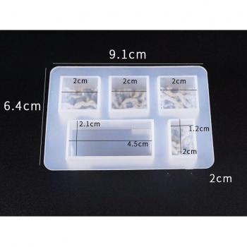 3 PCS Mountain Peak Stubble Epoxy Silicone Molds for Crafting