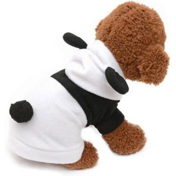 Vestido Cálido de Panda para Perrito