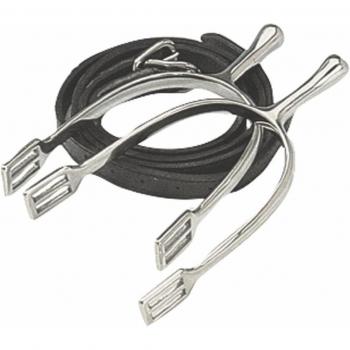Éperon de dressage argenté 40 mm Weatherbeeta Korsteel