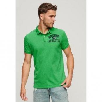 Polo Corto Superstate Verde Masculino