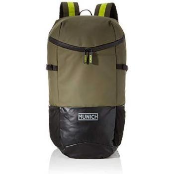 Munich Unisex Rucksack KAKI, 1 Outer, 18x29x48 cm