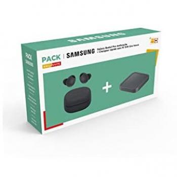 Pack Écouteurs Sans Fil Bluetooth Samsung Galaxy Buds2 Pro Noir avec Réducteur de Bruit et Chargeur Rapide
