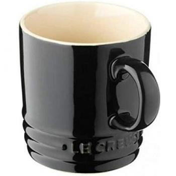Le Creuset 200 ml Cappuccino Becher, glänzend schwarz