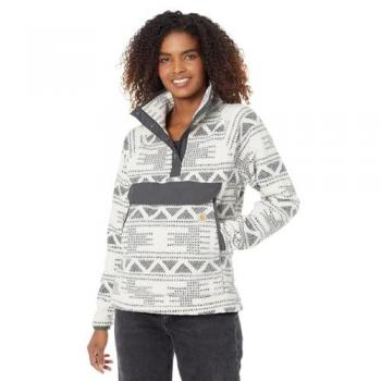 Carhartt Sudadera Oj4991 Relaxed Fit Fleece con Media Cremallera