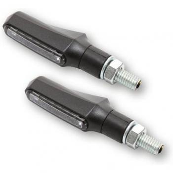SHIN YO SHORTY FIN Fanalino di coda a LED, luce del freno, segnale di svolta Nero