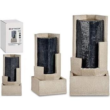 Ebony Resinoid Triangular Fountain – 21×48.5×25 cm