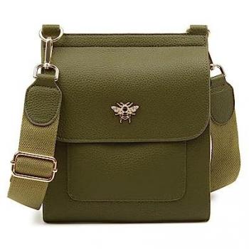 Olive Bloom Crossbody Messenger by Alice Wheeler