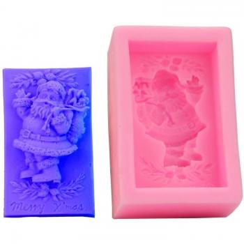 Handgemachte Seifenform Weihnachtsmann
