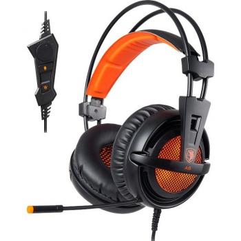 Sades A6 Kabelgebundenes Headset für Gamer in Orange