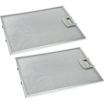 VHbw 2x Filtri di Metallo per Cappa Neff D79E21N0GB/01