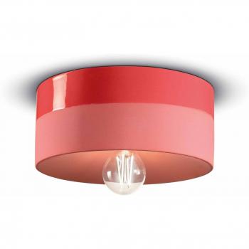 Deckenlampe Ferroluce Pi C1793 rot
